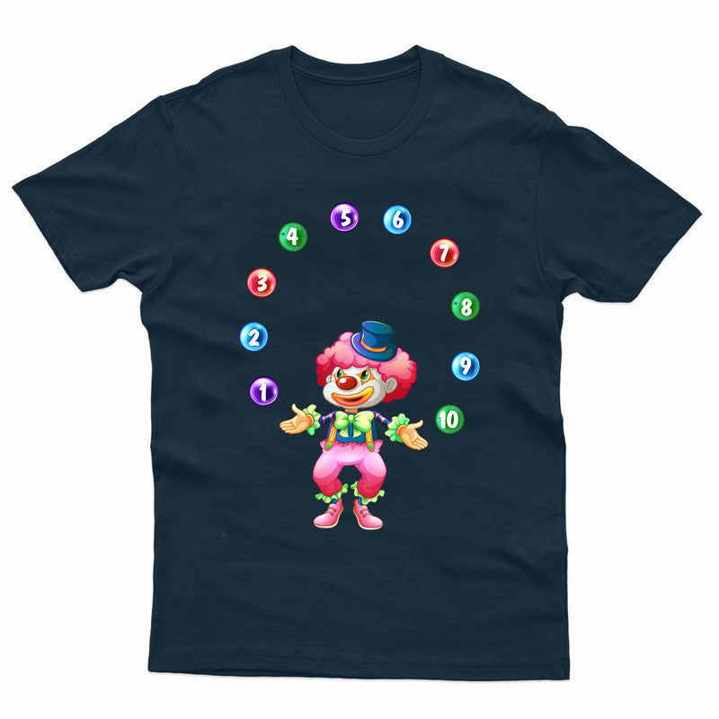 Number Day Kids T-Shirt Maths Red Nose Day Funny Joker School Tee - TheMonkeyTees