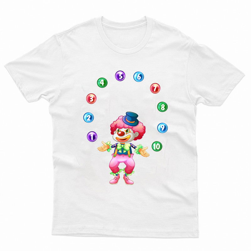 Number Day Kids T-Shirt Maths Red Nose Day Funny Joker School Tee - TheMonkeyTees