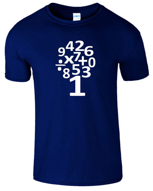 Number Day Kids T Shirt Children Boys Girls Maths Symbols School Tee - TheMonkeyTees