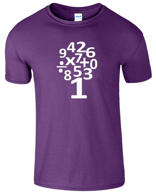Number Day Kids T Shirt Children Boys Girls Maths Symbols School Tee - TheMonkeyTees