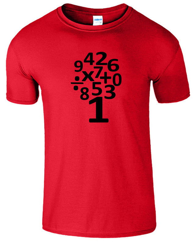 Number Day Kids T Shirt Children Boys Girls Maths Symbols School Tee - TheMonkeyTees