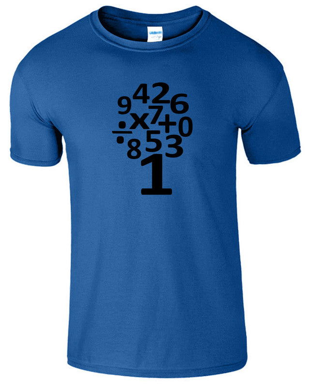 Number Day Kids T Shirt Children Boys Girls Maths Symbols School Tee - TheMonkeyTees