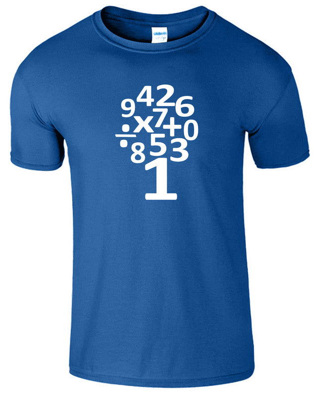 Number Day Kids T Shirt Children Boys Girls Maths Symbols School Tee - TheMonkeyTees