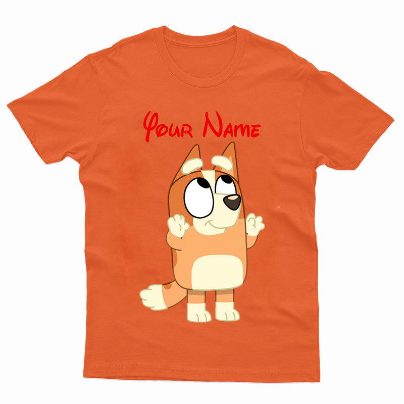 Personalised Adult Kids T-Shirt Mummy Funny Mum Bluey Dog Tee - TheMonkeyTees