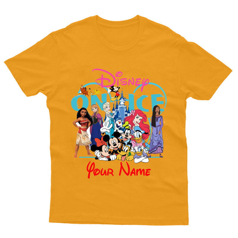 Personalised Disney Paris Adult Kids Family Trip T-Shirt - TheMonkeyTees