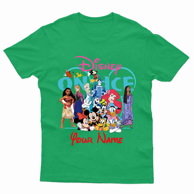 Personalised Disney Paris Adult Kids Family Trip T-Shirt - TheMonkeyTees