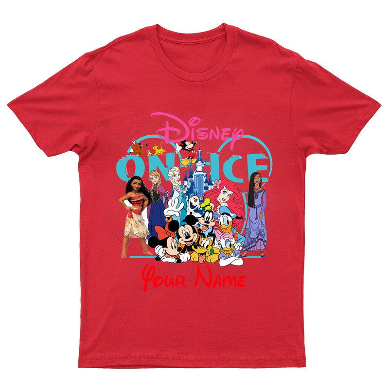 Personalised Disney Paris Adult Kids Family Trip T-Shirt - TheMonkeyTees