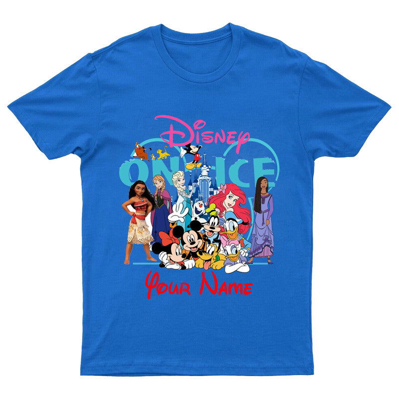 Personalised Disney Paris Adult Kids Family Trip T-Shirt - TheMonkeyTees