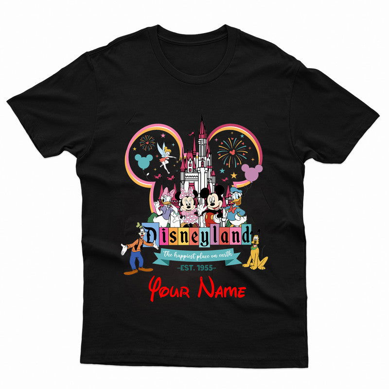 Personalised Disneyland Adult Kids T-Shirt Vacation T shirt - TheMonkeyTees