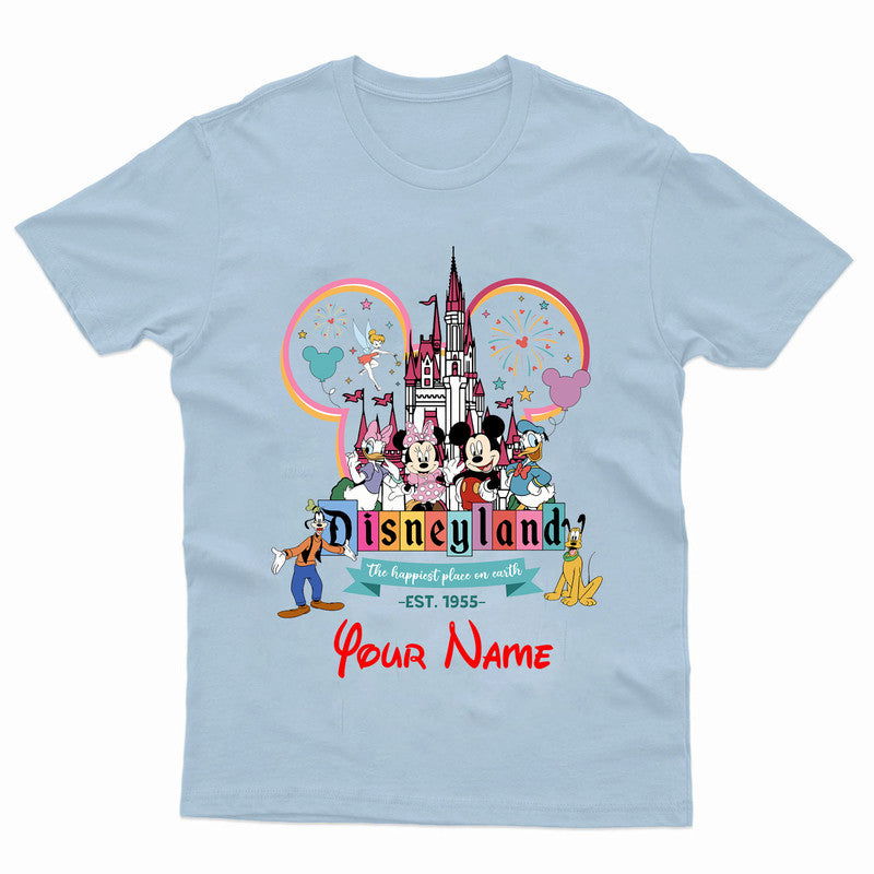 Personalised Disneyland Adult Kids T-Shirt Vacation T shirt - TheMonkeyTees