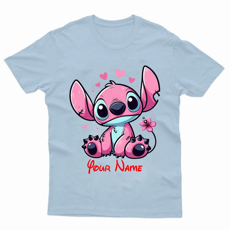 Personalised Lilo Stitch Girls Boys Kids T-Shirt - TheMonkeyTees