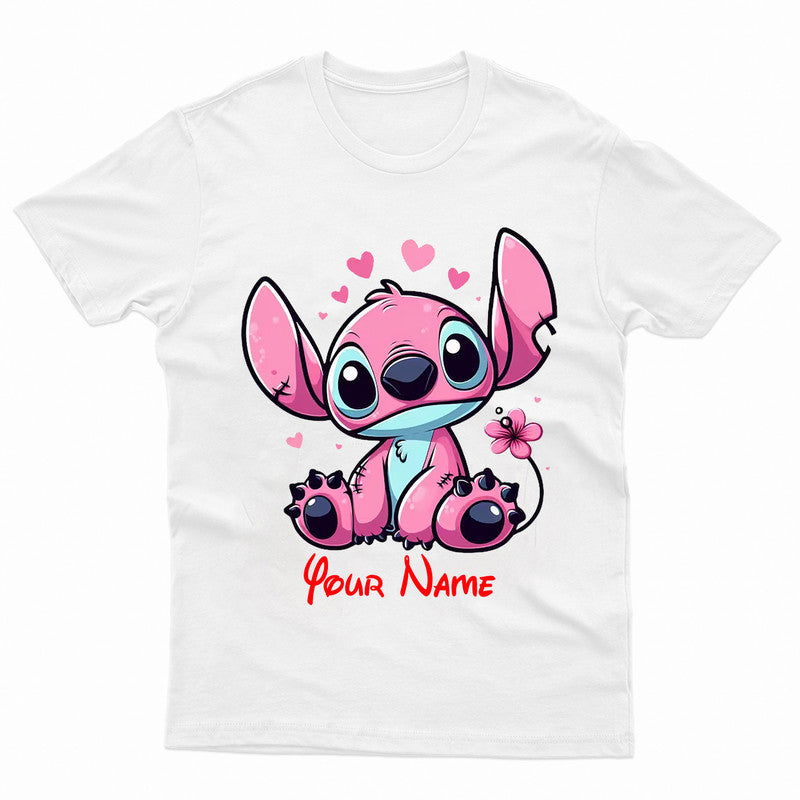 Personalised Lilo Stitch Girls Boys Kids T-Shirt - TheMonkeyTees