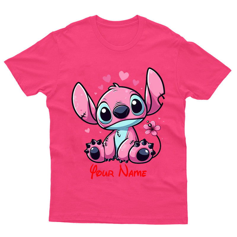 Personalised Lilo Stitch Girls Boys Kids T-Shirt - TheMonkeyTees