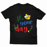 Pudsey Bear T-Shirt Its Your Day Spotty Day Kids 2024 Tee Children Gift Tshirt - TheMonkeyTees