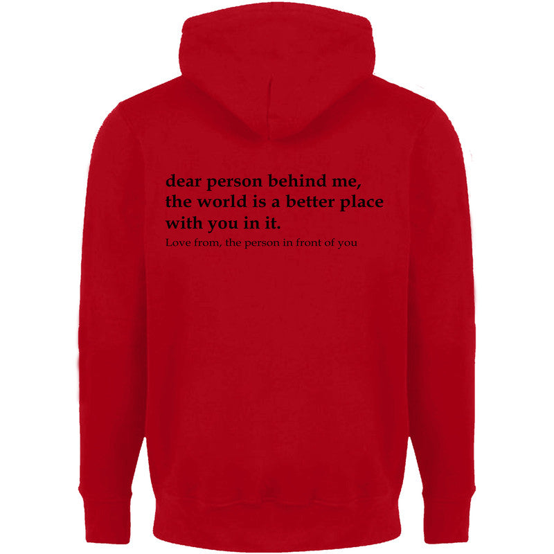 Dear Person Behind Me Hoodie You Are Enough Mental health Sweatshirt Hood