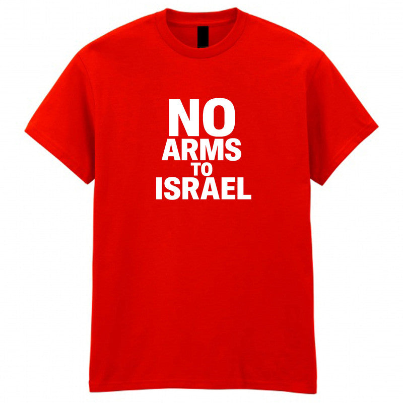 No Arms To Israel Adult Kids T-Shirt Free Palestine Tee