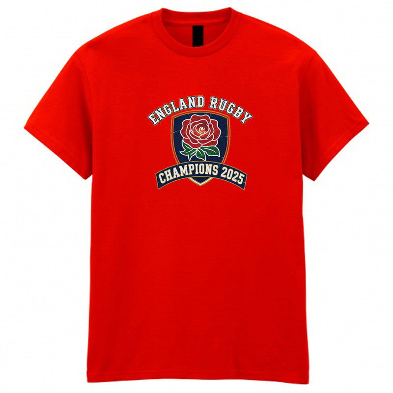 England Rugby 2025 Champions Adult Kids T-Shirt