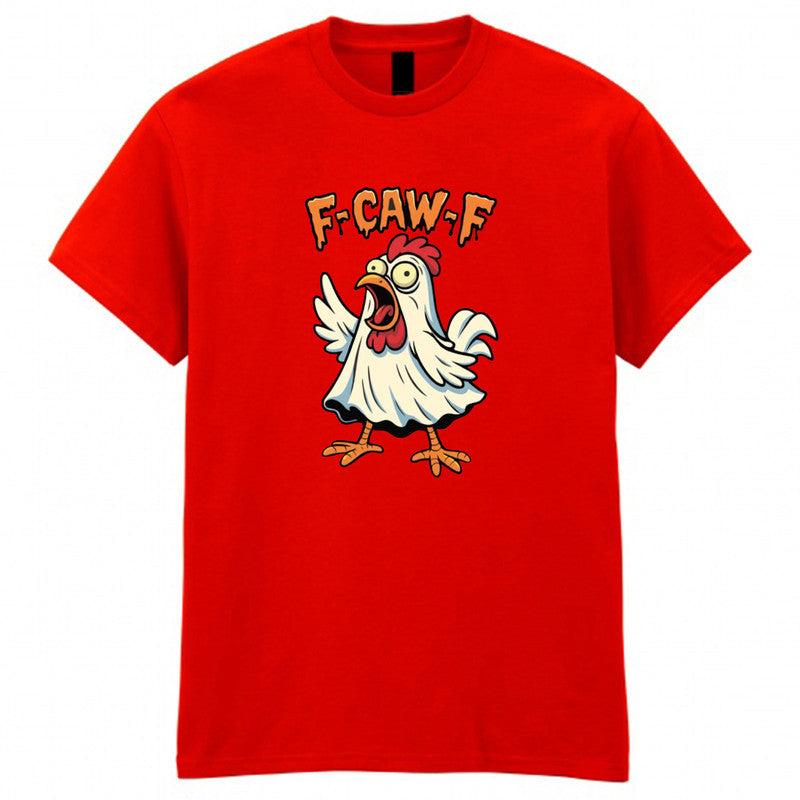 F-CAW-F Halloween Boo Chicken Unisex Kids T-Shirt