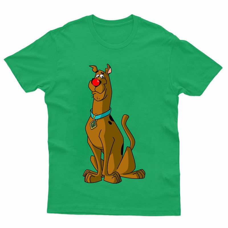 Red Nose Day Scooby Dog Adult Kids Funny T-Shirt Tee - TheMonkeyTees