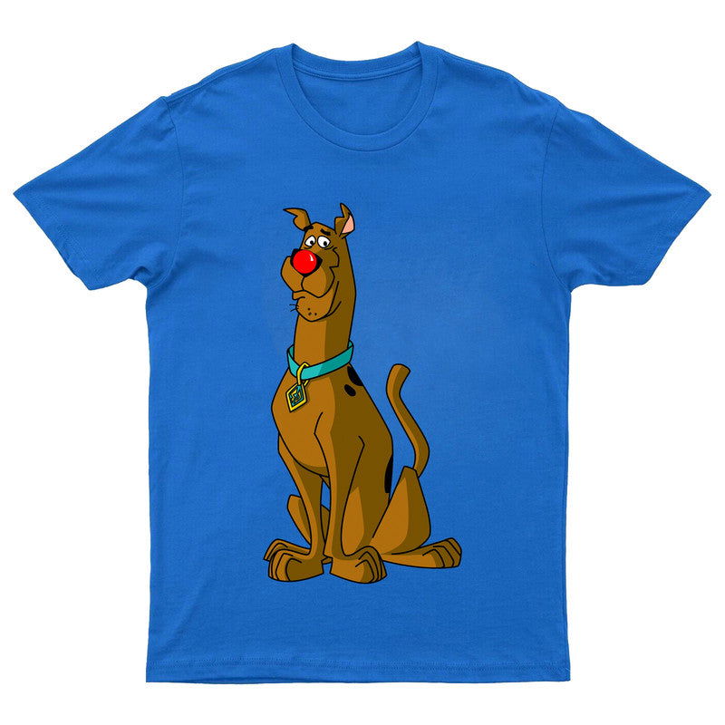 Red Nose Day Scooby Dog Adult Kids Funny T-Shirt Tee - TheMonkeyTees
