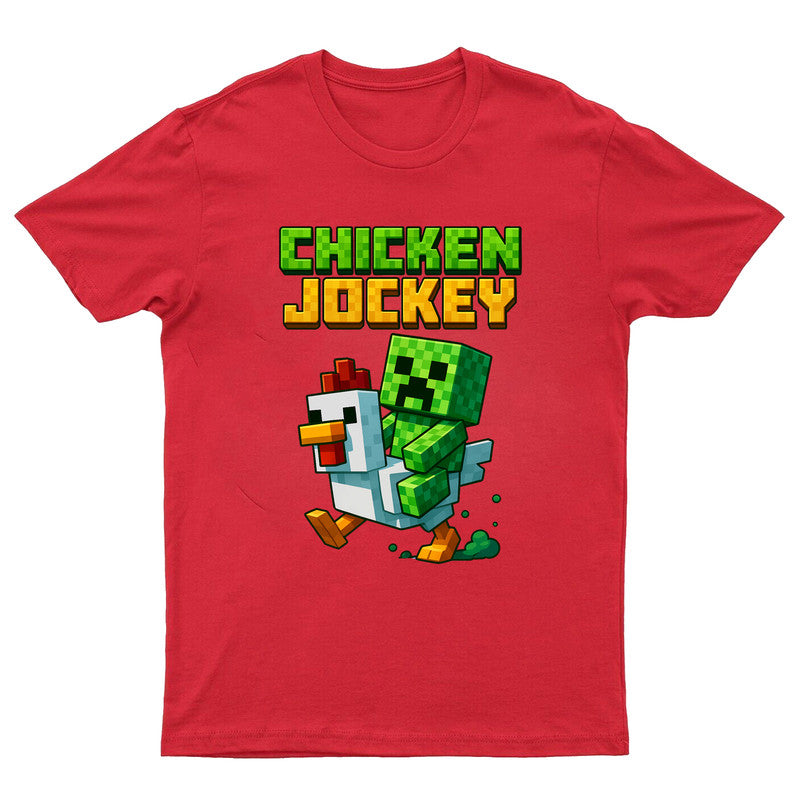 Chicken Jockey Adult Kids T-Shirt Uncle Lava Tee