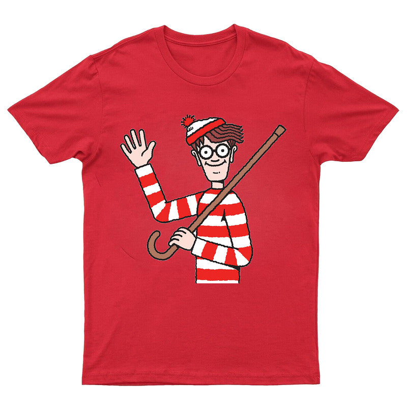 Where's Wally Funny Kids T-Shirt World Book Day Costume School Tee Top