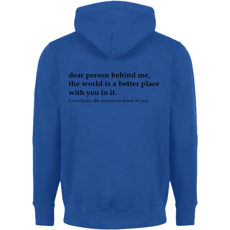Dear Person Behind Me Hoodie You Are Enough Mental health Sweatshirt Hood