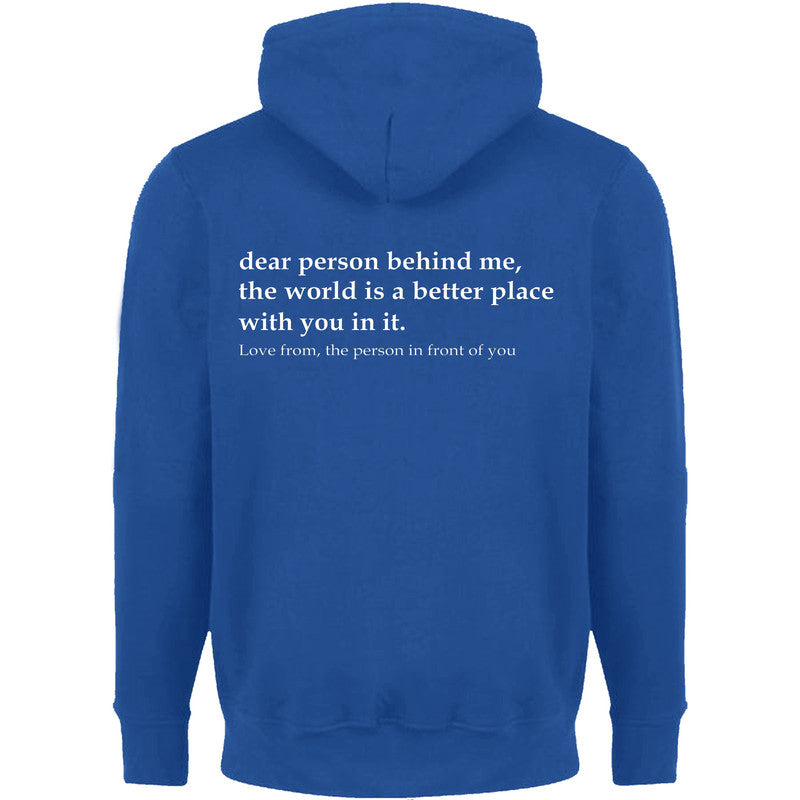 Dear Person Behind Me Hoodie You Are Enough Mental health Sweatshirt Hood