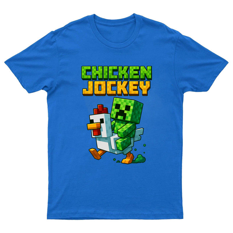 Chicken Jockey Adult Kids T-Shirt Uncle Lava Tee