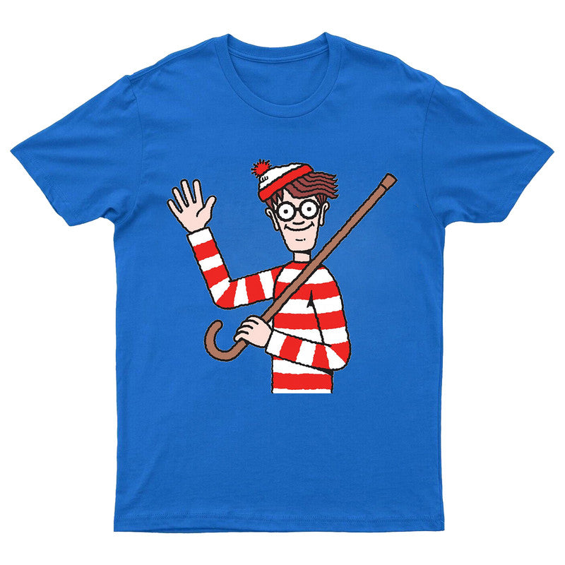 Where's Wally Funny Kids T-Shirt World Book Day Costume School Tee Top