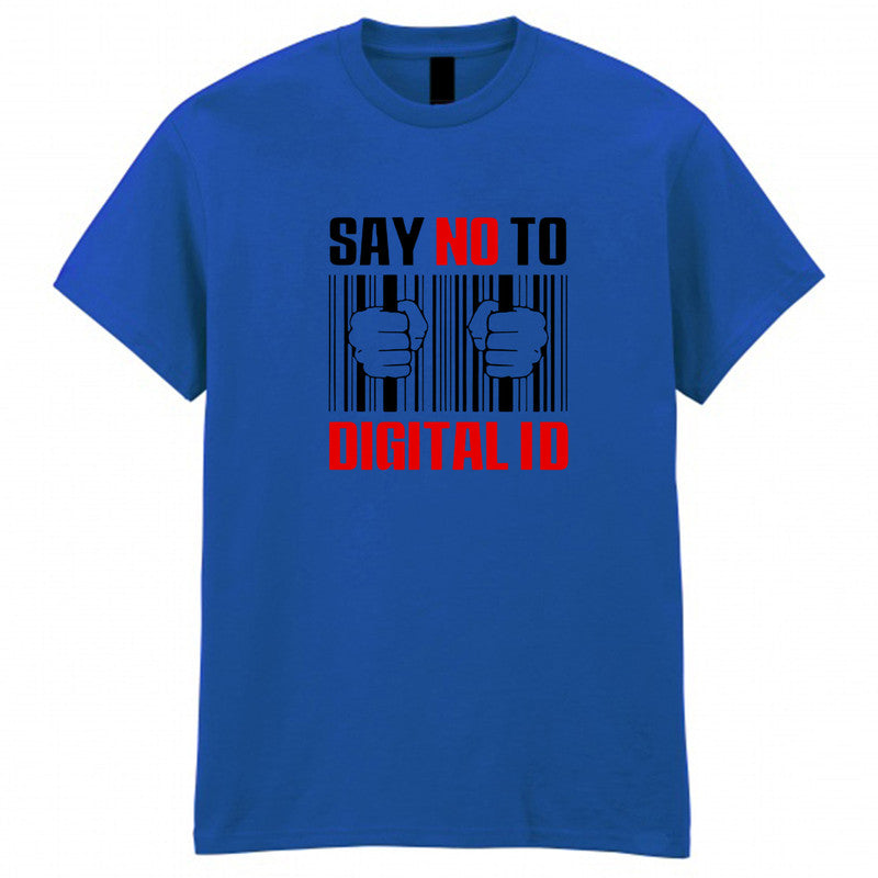 Say No To Digital ID Cards Unisex T-Shirt Patriotic Britcard Tee