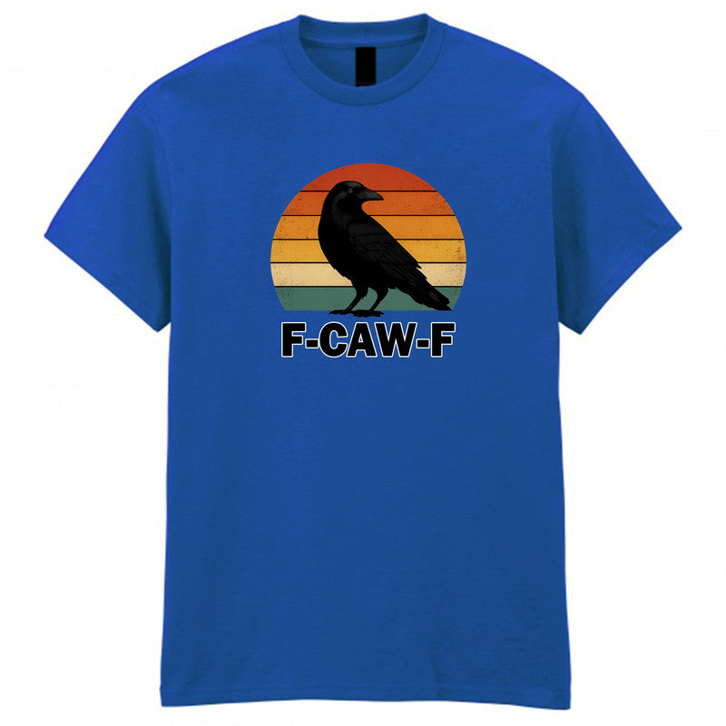 F-CAW-F Raven Adult Kids T-Shirt Halloween Horror Tee