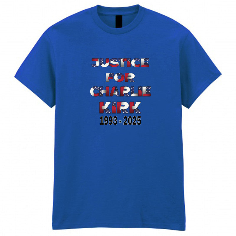 Justice For Charlie Kirk Unisex Kids T-shirt Freedom RIP Tee