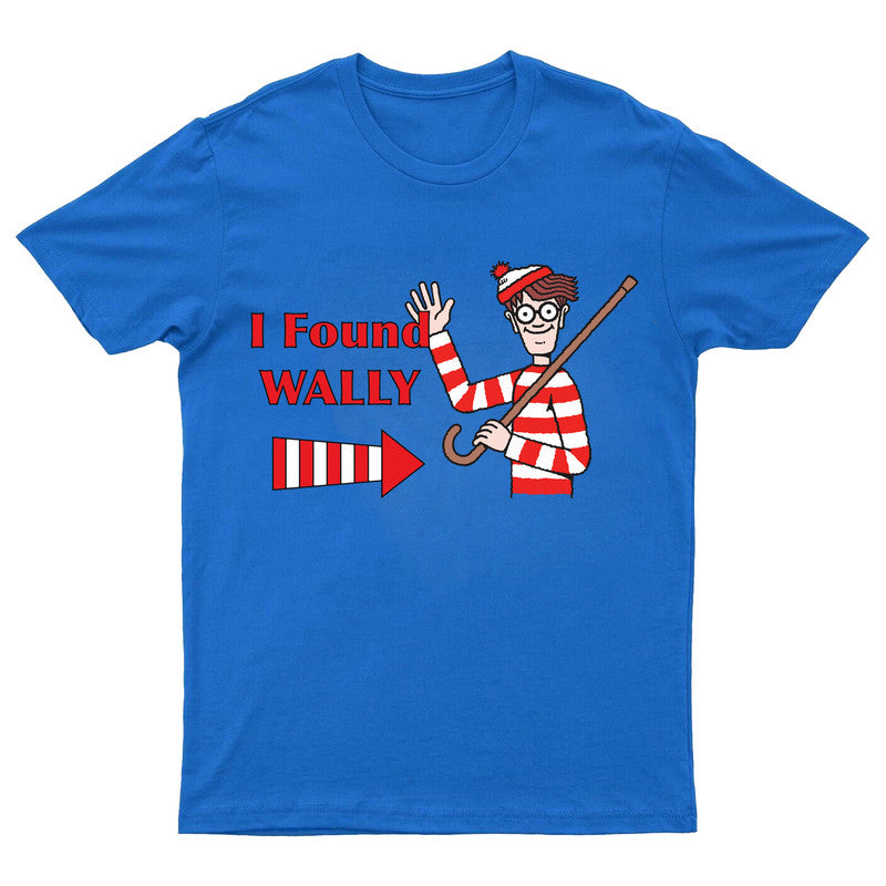 I Found Wally T-Shirt Where's Wally Funny Book Day Children Costume Adult Tee