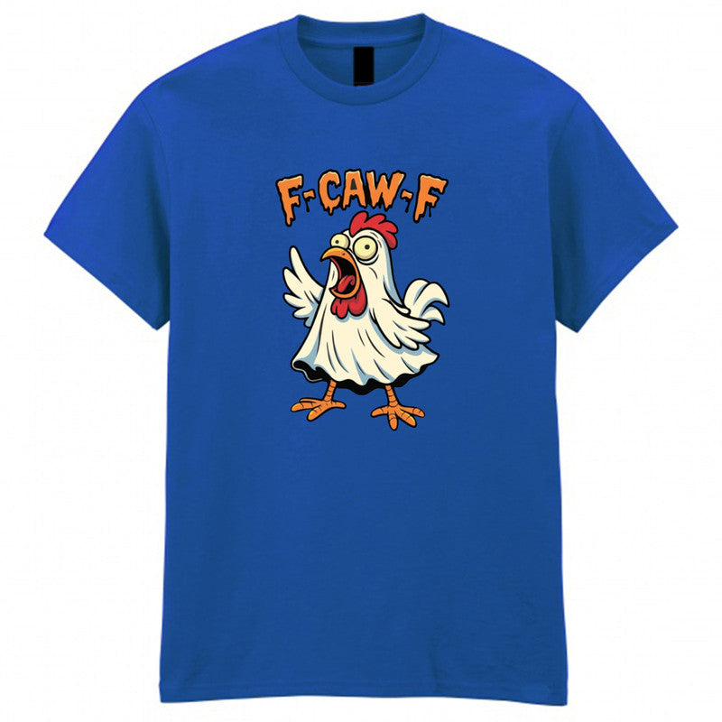 F-CAW-F Halloween Boo Chicken Unisex Kids T-Shirt