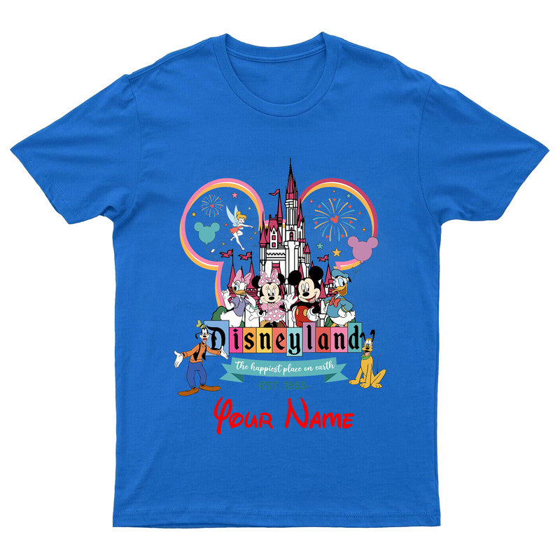 Personalised Disneyland Adult Kids T-Shirt Vacation T shirt