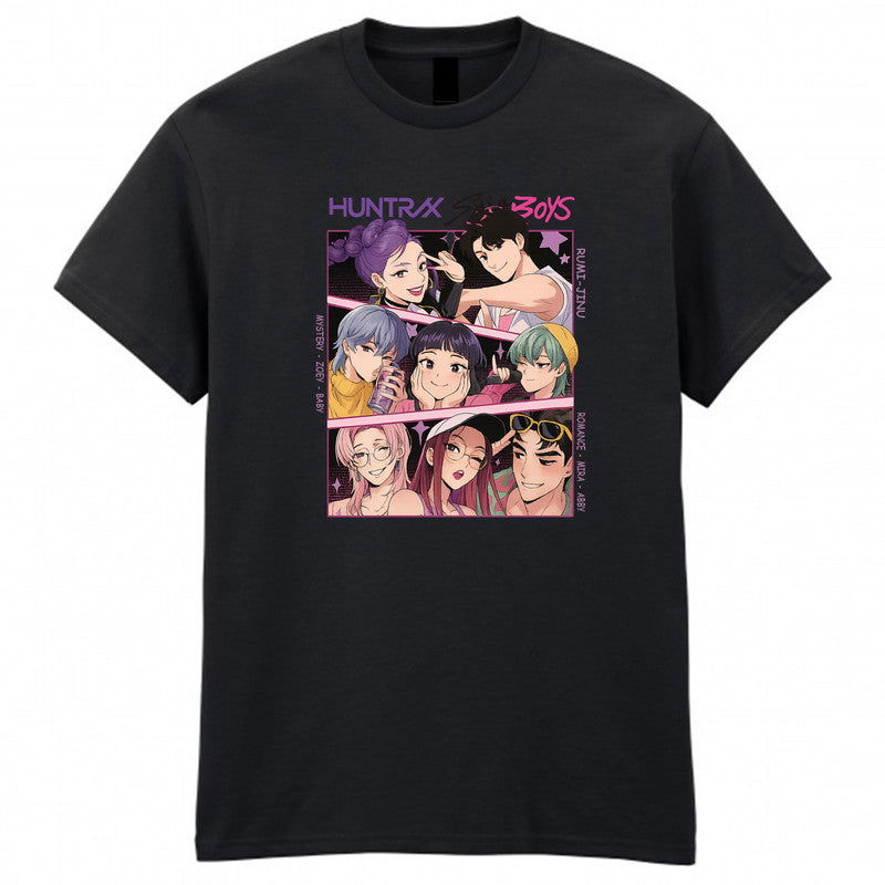 Saja Boys K-POP Demon Adult Kids T-shirt Huntrix Tee - TheMonkeyTees