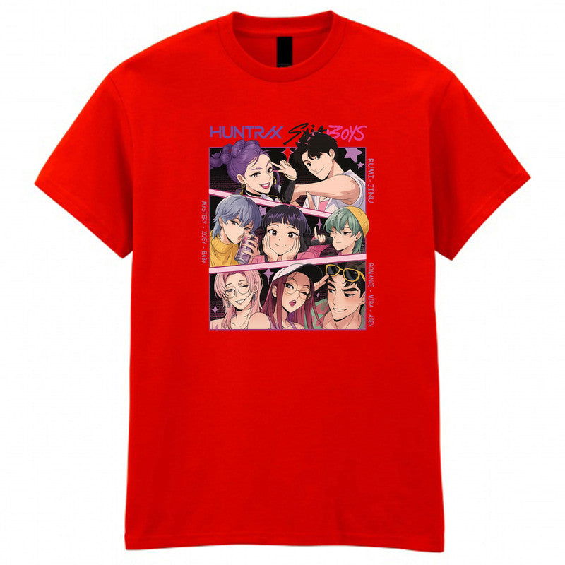 Saja Boys K-POP Demon Adult Kids T-shirt Huntrix Tee - TheMonkeyTees