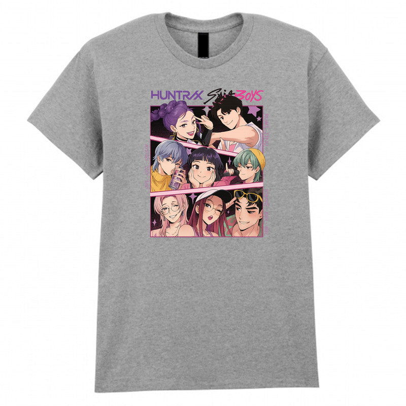 Saja Boys K-POP Demon Adult Kids T-shirt Huntrix Tee - TheMonkeyTees