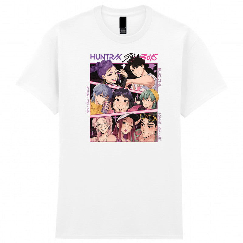 Saja Boys K-POP Demon Adult Kids T-shirt Huntrix Tee - TheMonkeyTees