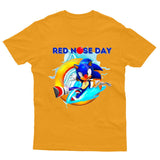 Sonic 2025 Kids T-Shirt Red Nose Day Girls Boys Gaming Movie T shirt - TheMonkeyTees