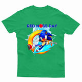 Sonic 2025 Kids T-Shirt Red Nose Day Girls Boys Gaming Movie T shirt - TheMonkeyTees