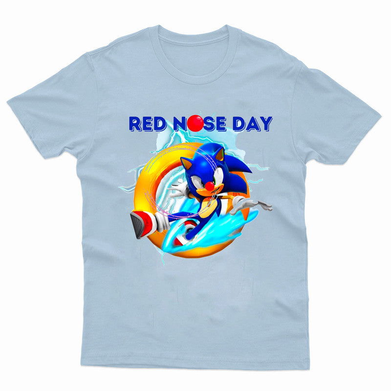 Sonic 2025 Kids T-Shirt Red Nose Day Girls Boys Gaming Movie T shirt - TheMonkeyTees