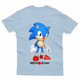 Sonic Red Nose Day Adult Kids Gift T-Shirt - TheMonkeyTees
