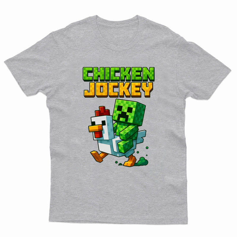 Chicken Jockey Adult Kids T-Shirt Uncle Lava Tee