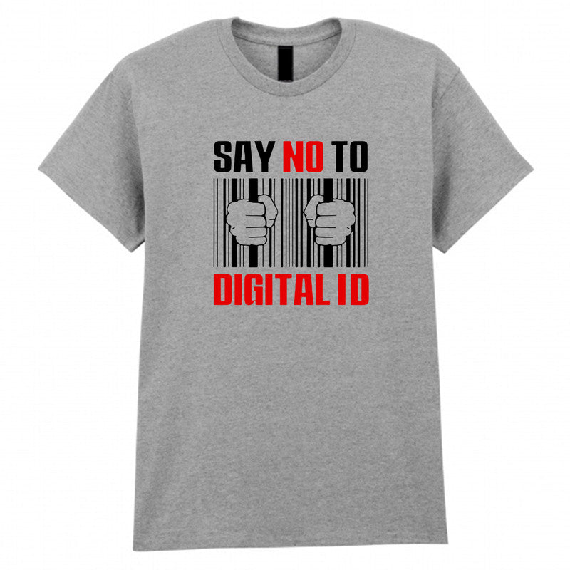 Say No To Digital ID Cards Unisex T-Shirt Patriotic Britcard Tee