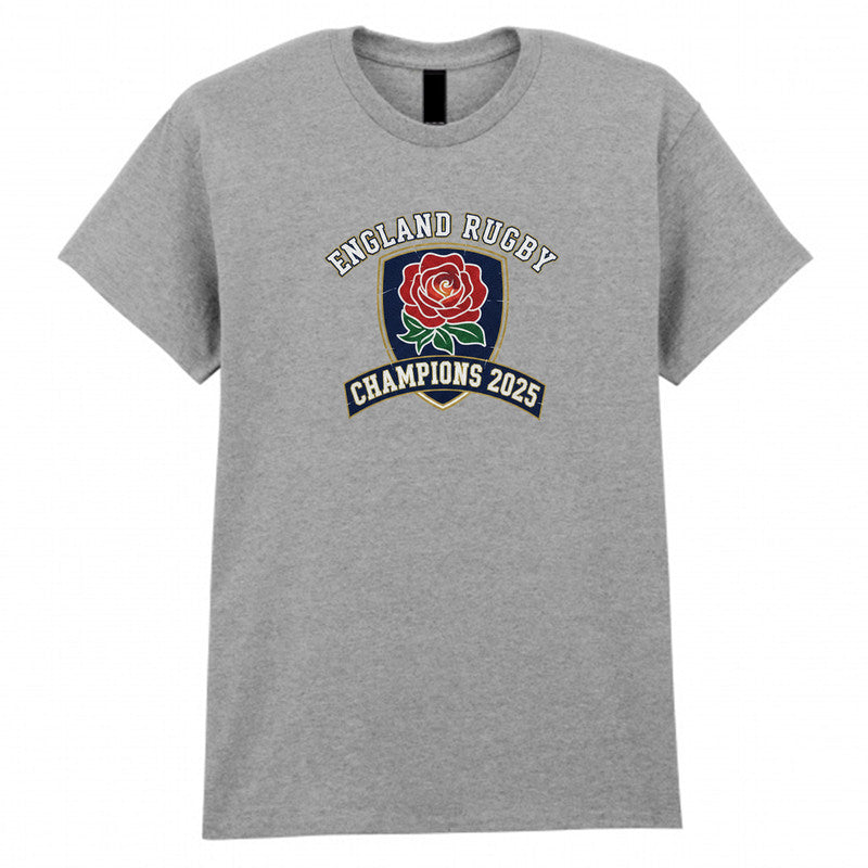 England Rugby 2025 Champions Adult Kids T-Shirt