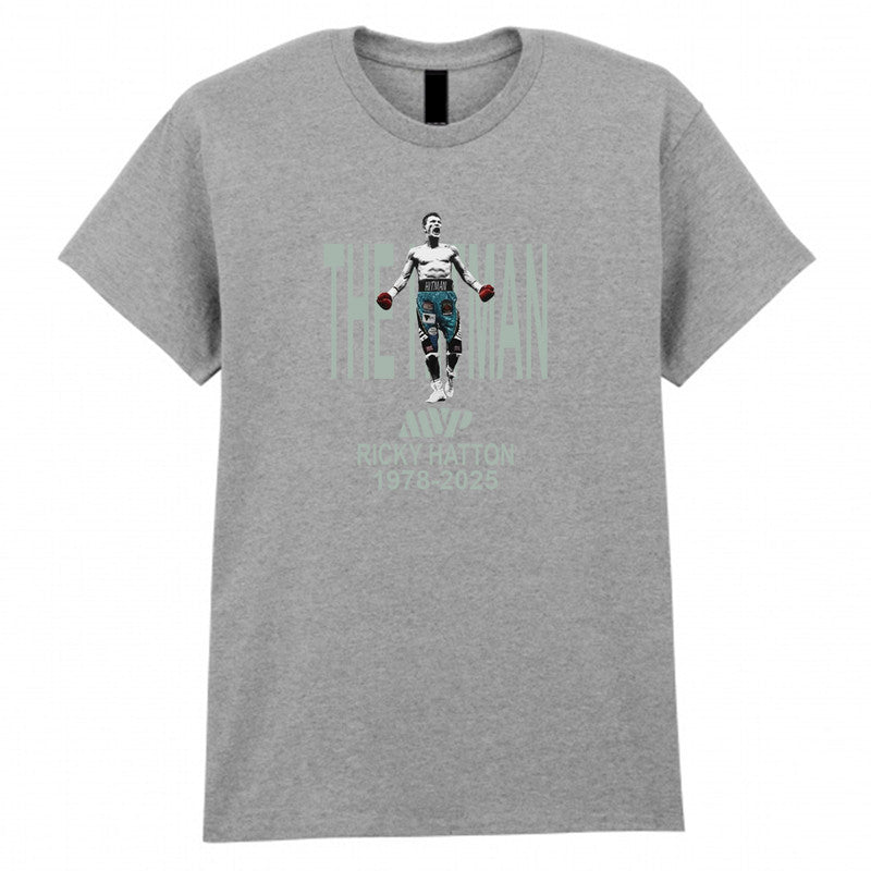 Ricky Hatton Adult Kids T-Shirt Hitman Fan Tee