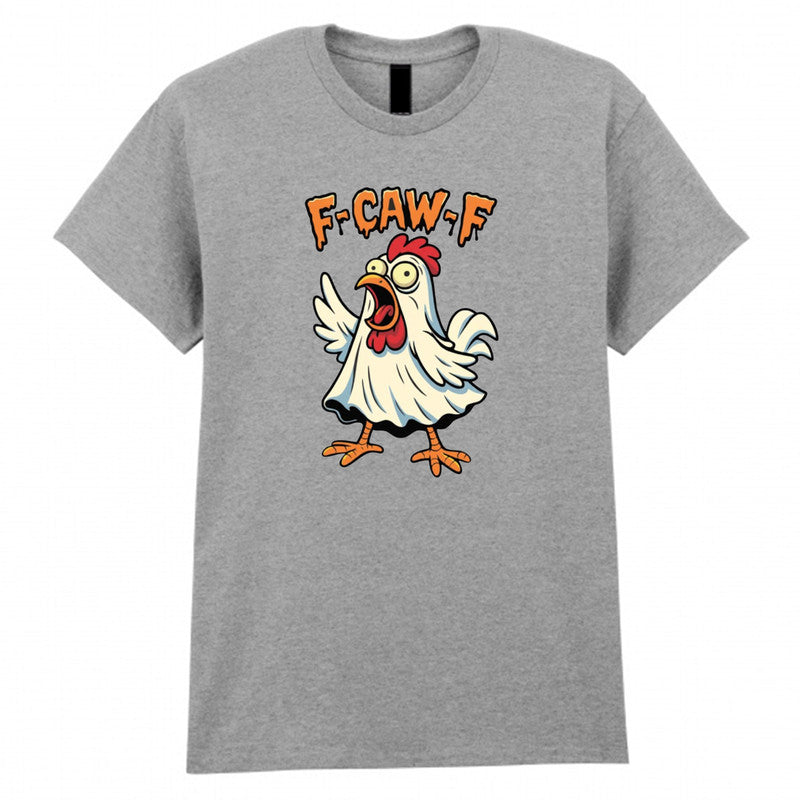 F-CAW-F Halloween Boo Chicken Unisex Kids T-Shirt
