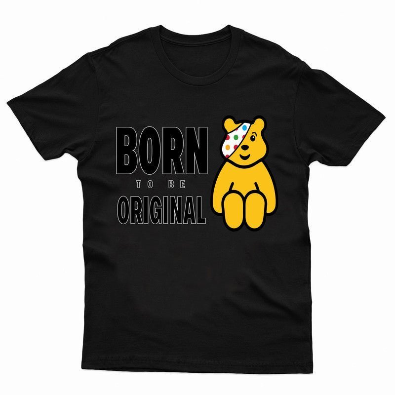 Spotty Day 2024 Pudsey Bear Kids T-Shirt Born To Be Original Boys Girls Top Tee - TheMonkeyTees